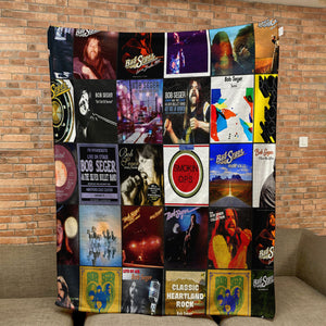 Bob Seger Sherpa Blanket A Heartland Rock Tribute for True Fans