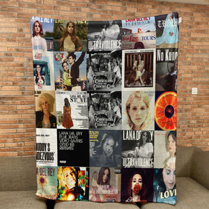 Lana Del Rey Sherpa Blanket A Nostalgic Indie-Pop Tribute for True Fans