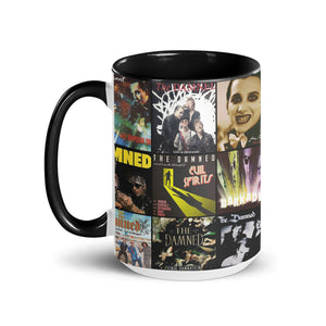 The Damned Accent Mug Punk & Goth Rock Album Cover Collage Gift