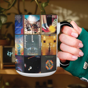 Electric Light Orchestra Accent Mug Classic Album Cover Collage Gift