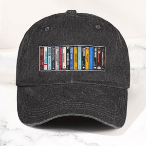 The Beatles Denim Dad Cap Cassette Album Collection Design ( With BOX)
