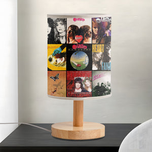 Heart Albums Fabric Lamp Power Ballad Glow