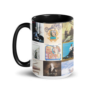 Carole King Accent Mug Timeless Singer-Songwriter Album Collage Gift