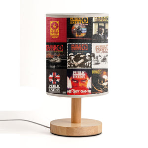 Public Enemy Albums Fabric Lamp Hip-Hop Revolution Glow