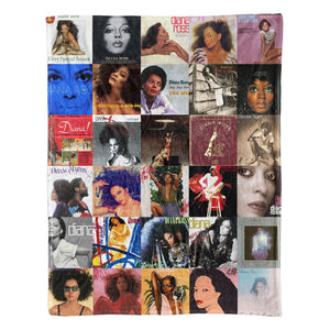 Diana Ross Sherpa Blanket A Soul & Motown Icon Wrapped in Comfort