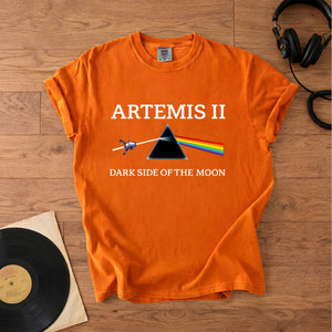 Cosmic Prism Comfort Tee Space & Retro Rock Inspired Graphic Shirt