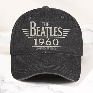 The Beatles 1960 Est Denim Cap Vintage Dad Cap Gift For Dad (With Box)