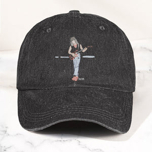 Eddie Van Halen Denim Cap Van Halen Tribute Merch Dad Hat (With Box)