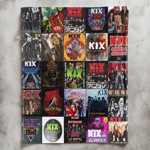 KIX Sherpa Blanket A High-Voltage Tribute for True Glam Metal Fans
