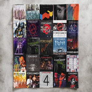 Foreigner Sherpa Blanket A Rock Anthem Tribute for True Fans