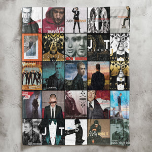 Justin Timberlake Sherpa Blanket A Pop & R&B Icon Tribute for True Fans