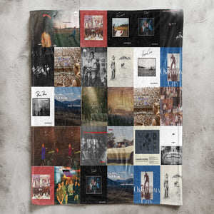 Zach Bryan Sherpa Blanket A Heartland Memory Quilt for True Fans