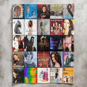 Shania Twain Sherpa Blanket A Country-Pop Icon Tribute for True Fans
