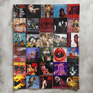 Sammy Hagar Sherpa Blanket A Fiery Tribute to the Red Rocker