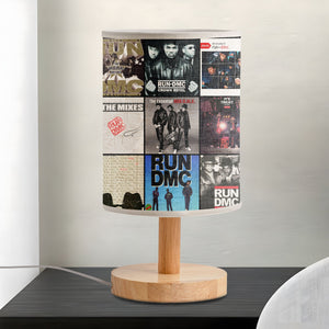 Run DMC Albums Fabric Lamp Old School Hip-Hop Legacy Glow