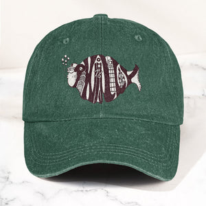 Phish Phishadelphia Logo Denim Cap Retro Music Phish Cap Gift For Dad (With Box)