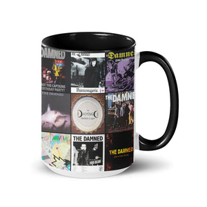 The Damned Accent Mug Punk & Goth Rock Album Cover Collage Gift