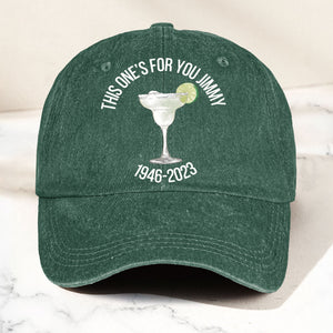 This one's for you Jimmy Denim Cap Retro Jimmy Buffett Tribute Dad Hat (With Box)
