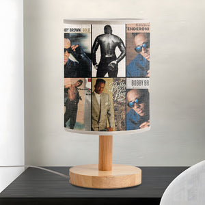 Bobby Brown Album Art Table Lamp Classic R&B Decorative Light