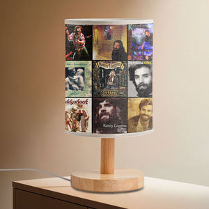 Kenny Loggins Album Collage Lamp Soft Rock Nostalgia Night Light for Music Lovers