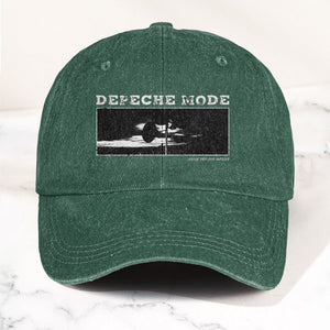 Music for the Masses Denim Cap Retro Depeche Mode Merch Dad Hat (With Box)