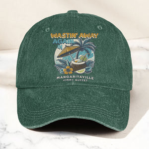 Margaritaville Denim Cap Retro Jimmy Buffett Inspired Dad Hat (With Box)