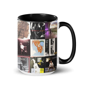 Carole King Accent Mug Timeless Singer-Songwriter Album Collage Gift