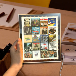 The Beatles Acrylic Light Mirror Dual-Mode Music Legend Gift