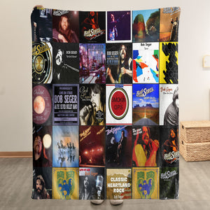 Bob Seger Sherpa Blanket A Heartland Rock Tribute for True Fans