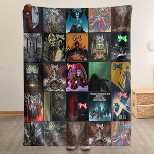 Ghost Sherpa Blanket Dark Art & Metal Warmth Wrapped in Iconic Album Imagery