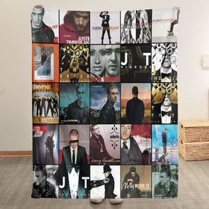 Justin Timberlake Sherpa Blanket A Pop & R&B Icon Tribute for True Fans