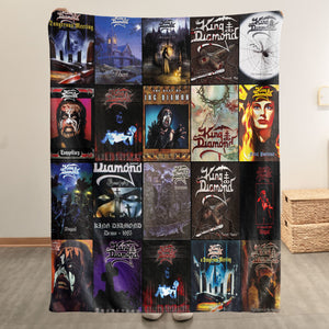King Diamond Sherpa Blanket A Haunting Tribute to Metal’s Darkest Legend