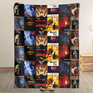 Mercyful Fate Sherpa Blanket A Dark Heavy Metal Tribute for True Fans