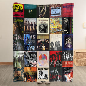 The Doors Sherpa Blanket A Psychedelic Rock Tribute for True Fans