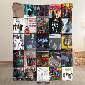 The Yardbirds Sherpa Blanket A Legendary Blues-Rock Album Collage for True Fans