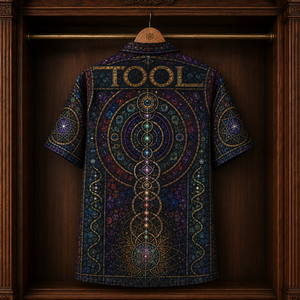 Tool Hawaiian Shirt - Stained Glass Progressive Metal All-Over Print Button-Up Shirt