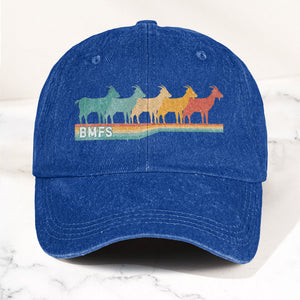 Billy Strings Cosmic Bluegrass BMFS GOAT Retro Vintage Music Merch Denim Cap Retro Vintage Dad Cap Gift For Dad (With Box)