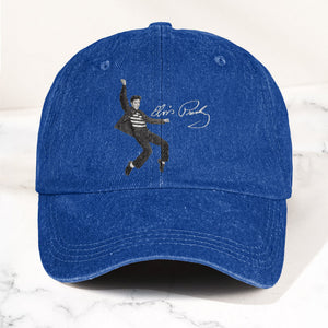 Elvis Presley Jailhouse Rock Pose Hat Classic Rock Music Tribute Cap (With Box)