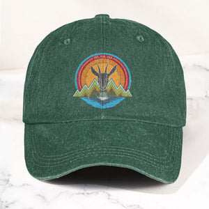 Phish Antelope Run Logo Denim Cap Retro Music Phish Cap Gift For Dad (With Box)