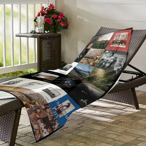 Zach Bryan Beach Towel Album Cover Collage Classic Folk Towel