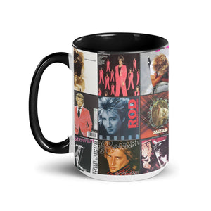 Rod Stewart Accent Mug Iconic Album Cover Collage Gift