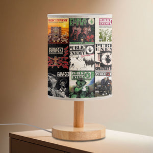 Public Enemy Albums Fabric Lamp Hip-Hop Revolution Glow