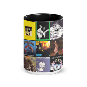 Steve Miller Band Accent Mug Classic Album Cover Collage Gift for Rock Fans