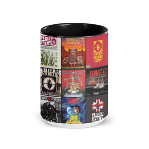 Public Enemy Accent Mug Iconic Album Cover Collage Gift for Hip-Hop Fans