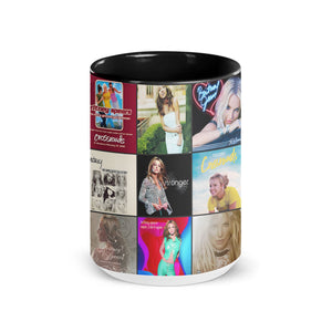 Britney Spears Accent Mug Pop Icon Album Art Collage Gift