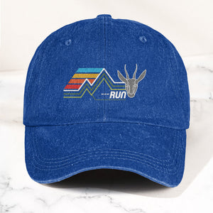 Phish Run Like an Antelope Denim Cap Retro Music Phish Cap Gift For Dad (With Box)