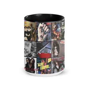 Alice Cooper Accent Mug Classic Album Cover Collage Gift