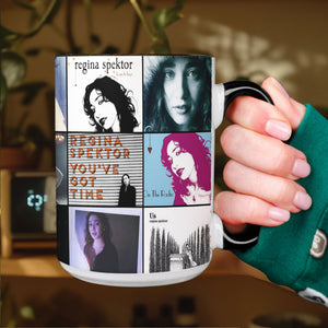 Regina Spektor Accent Mug Indie Icon Album Cover Collage Gift
