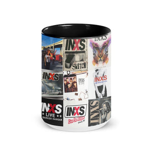 INXS Accent Mug Classic Album Cover Collage Gift