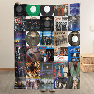 Survivor Sherpa Blanket Iconic Rock Anthems & Timeless Hits Tribute